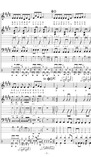 みるきーうぇいバンドスコア │ BAND SCORE